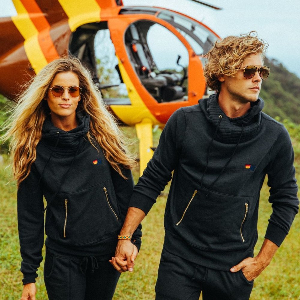 Aviator Nation Ninja Hoodie - Tie Dye Smoke